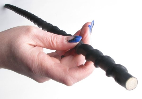 ROHRSTOCK - Extrem Rohrstock ohne Griff, schwarz, Komfortwicklung, Ø ca. 15mm