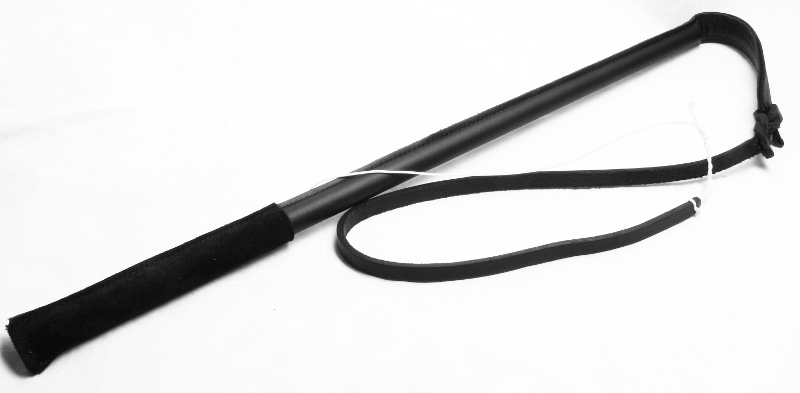 Lederschlag-Peitsche mit Cracker - Sehr heftig!