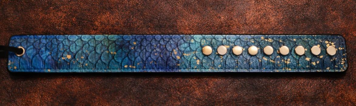 wunderschöner Slapper "Cosmic Edge" in blau