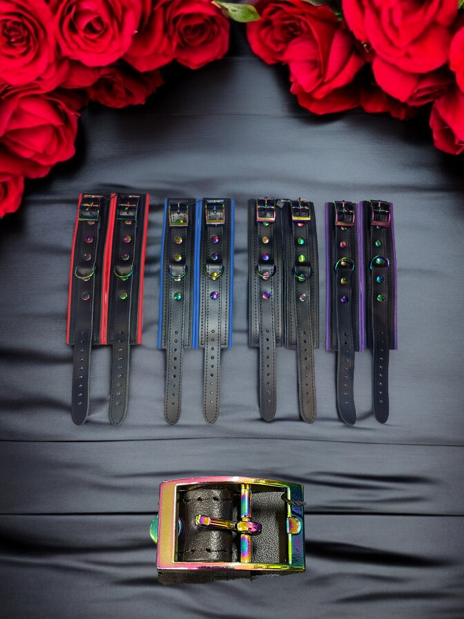 High Quality - Handfessel RAINBOW in 4 verschiedenen Farben !