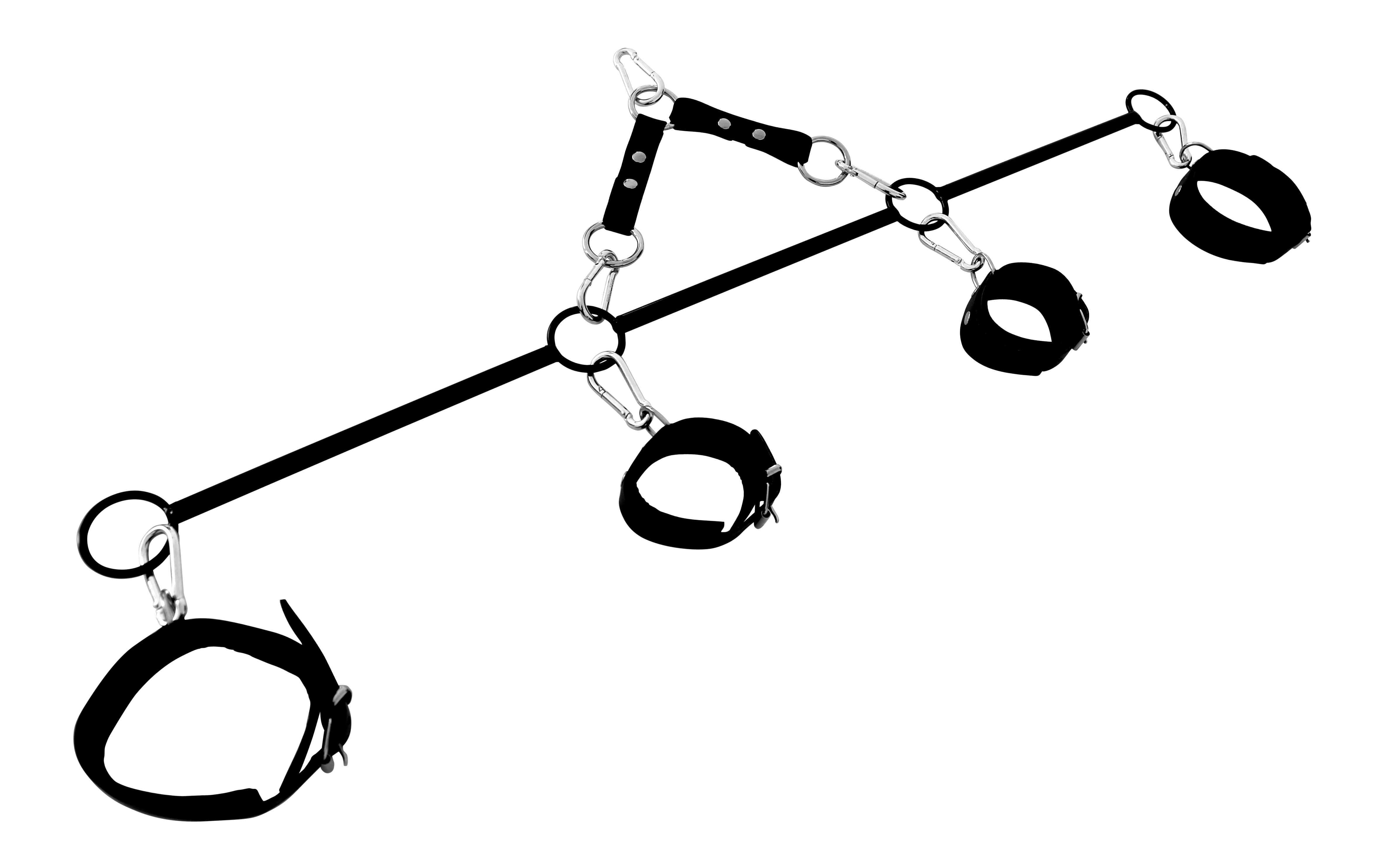 Spreizstange mit Handfesseln und Fußfesseln
