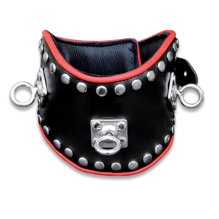 Halsfessel "Ultimate" rot/schwarz