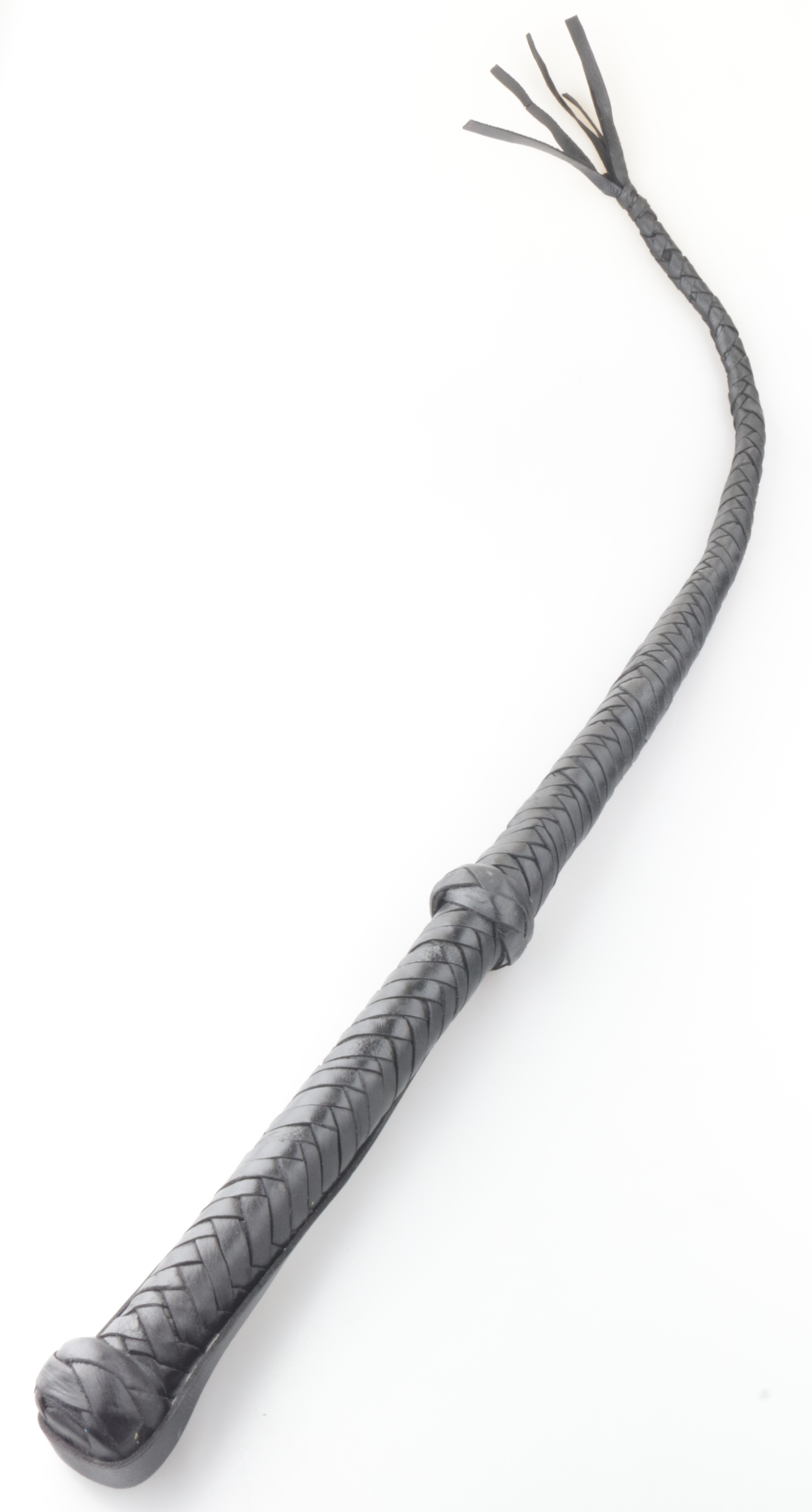 PEITSCHE - Bull-Whip schwarz 60cm